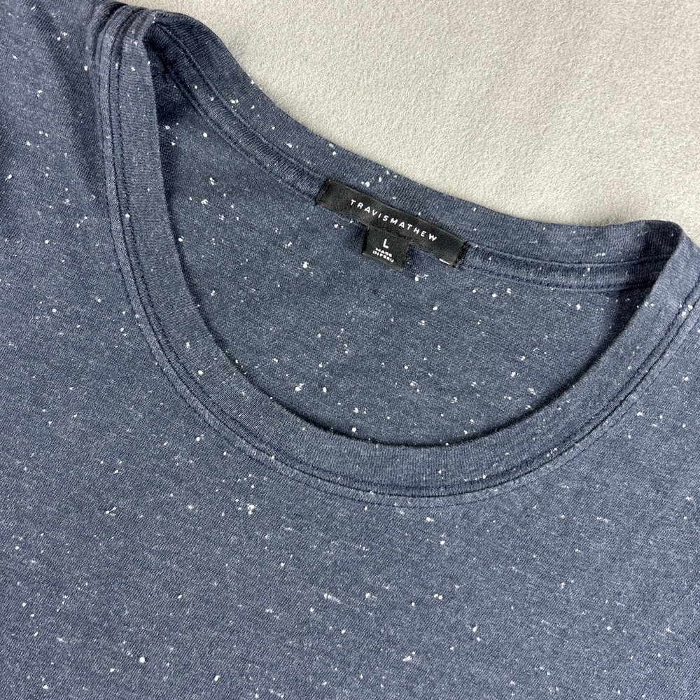 Travis Mathew Men's Speckled Shirt, Size Large